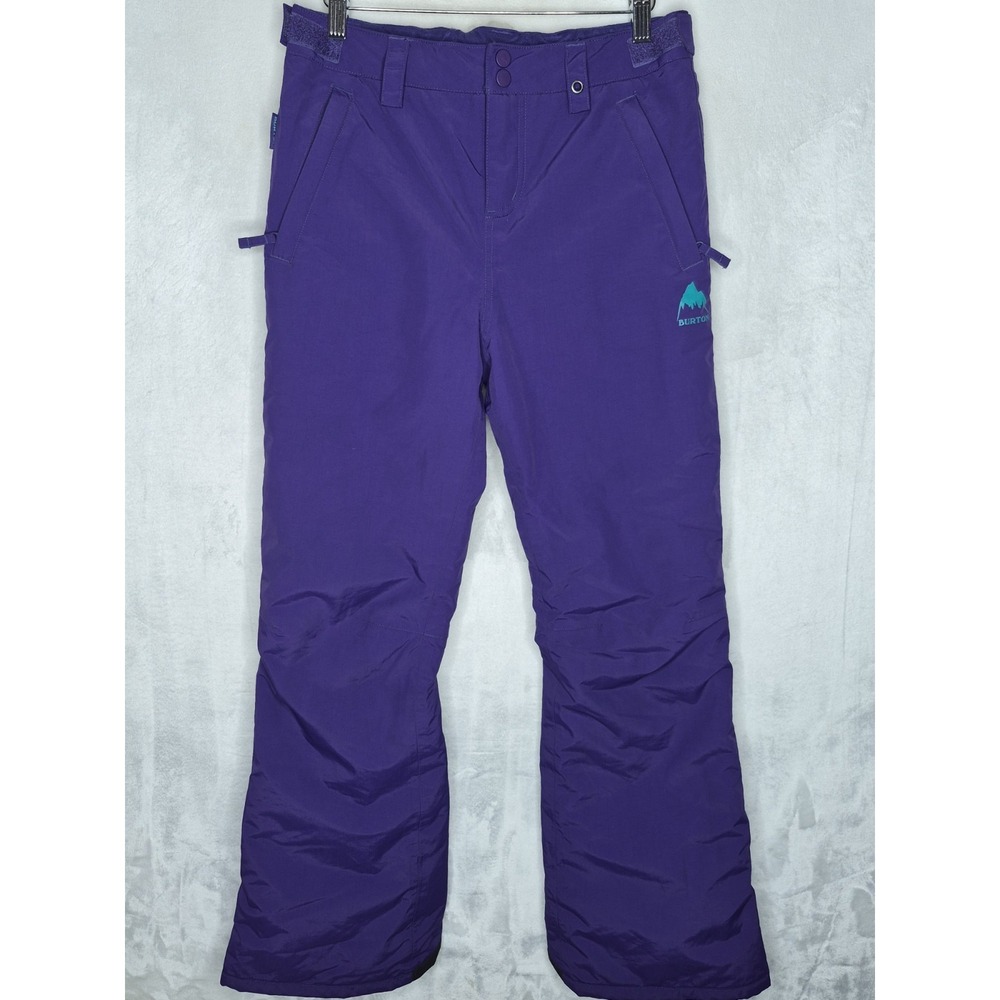 Burton Girls XL Snowboarding Pants Purple Adjustable Waist Ski Snow